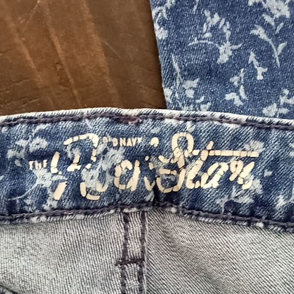Old Navy denim flower print size 6 - Picture 6 of 7
